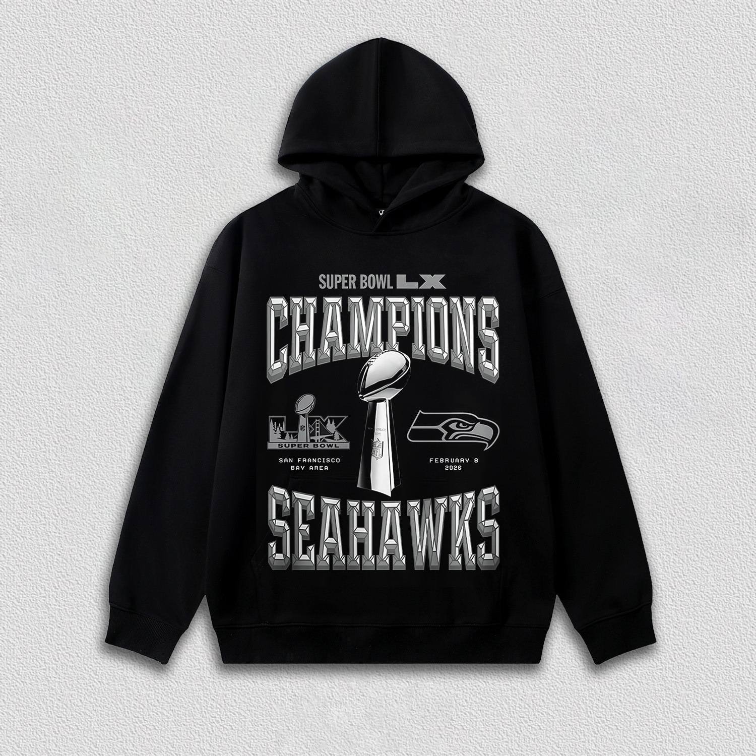 SUPER BOWL 2026 CHAMPIONS TEE&HOODIE 2.0