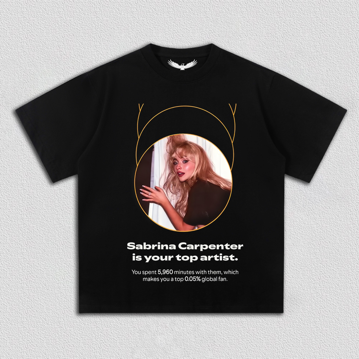 Sabrina Carpenter is your top artist(number can be changed)