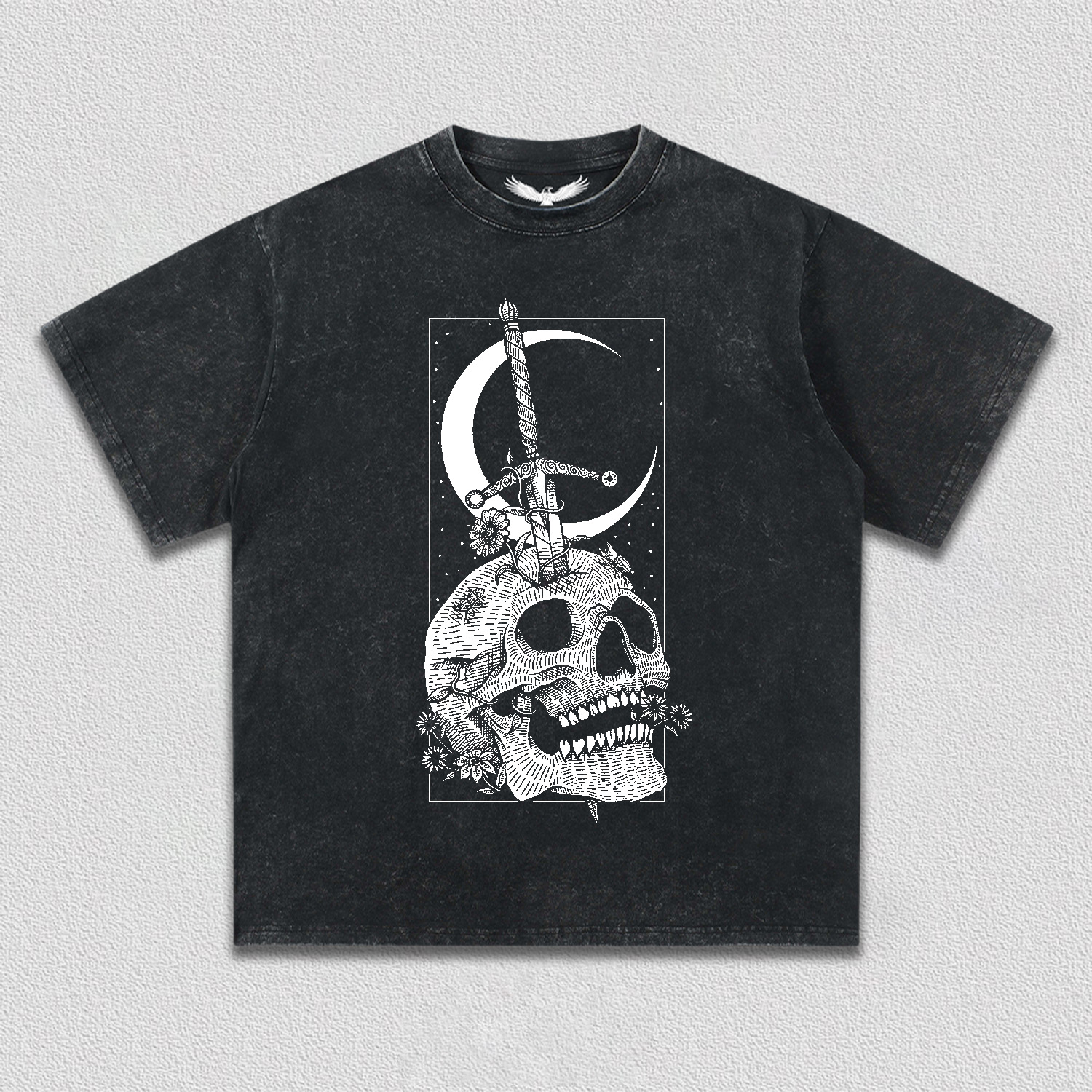 Sword of Skull Under Moon T-Shirt