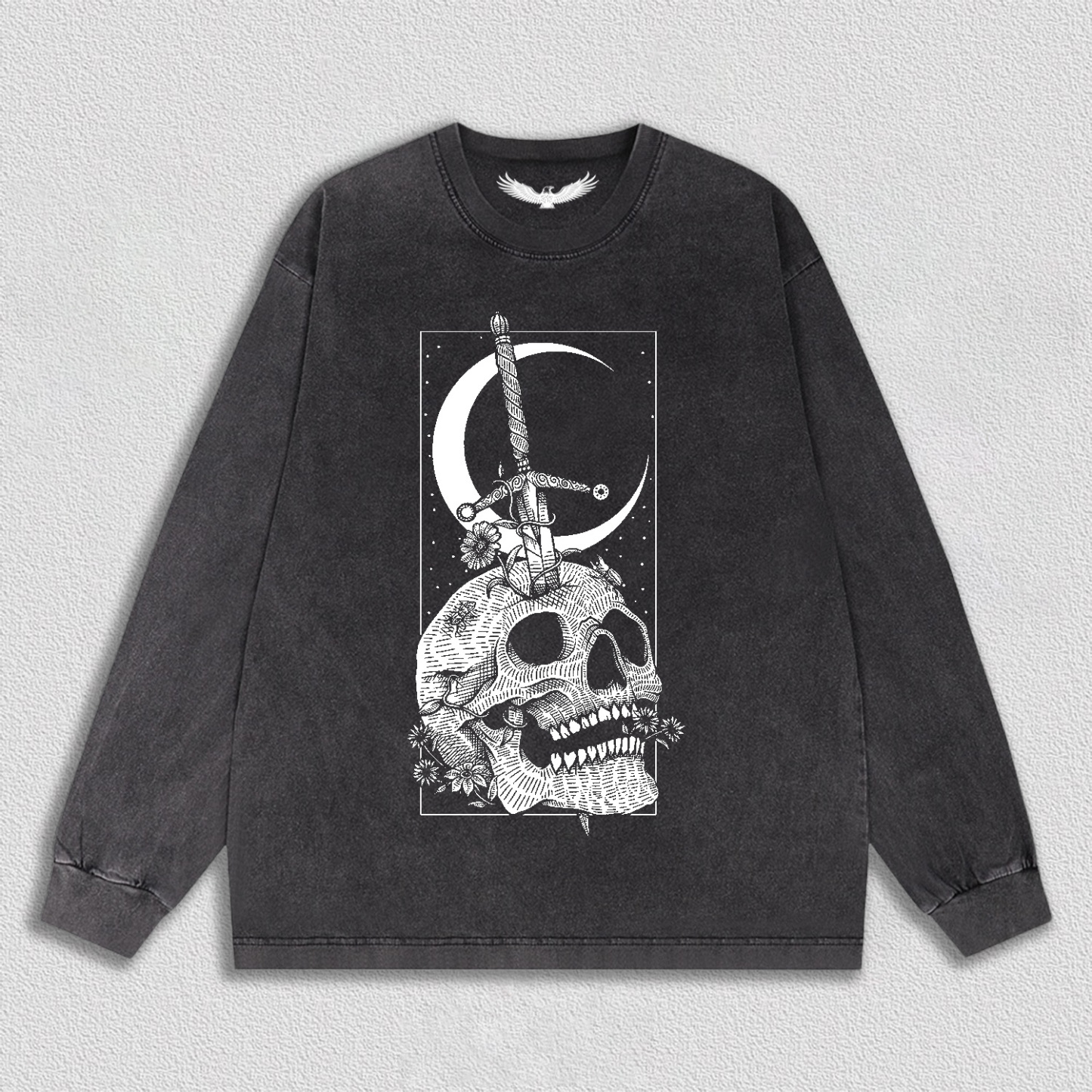 Sword of Skull Under Moon T-Shirt