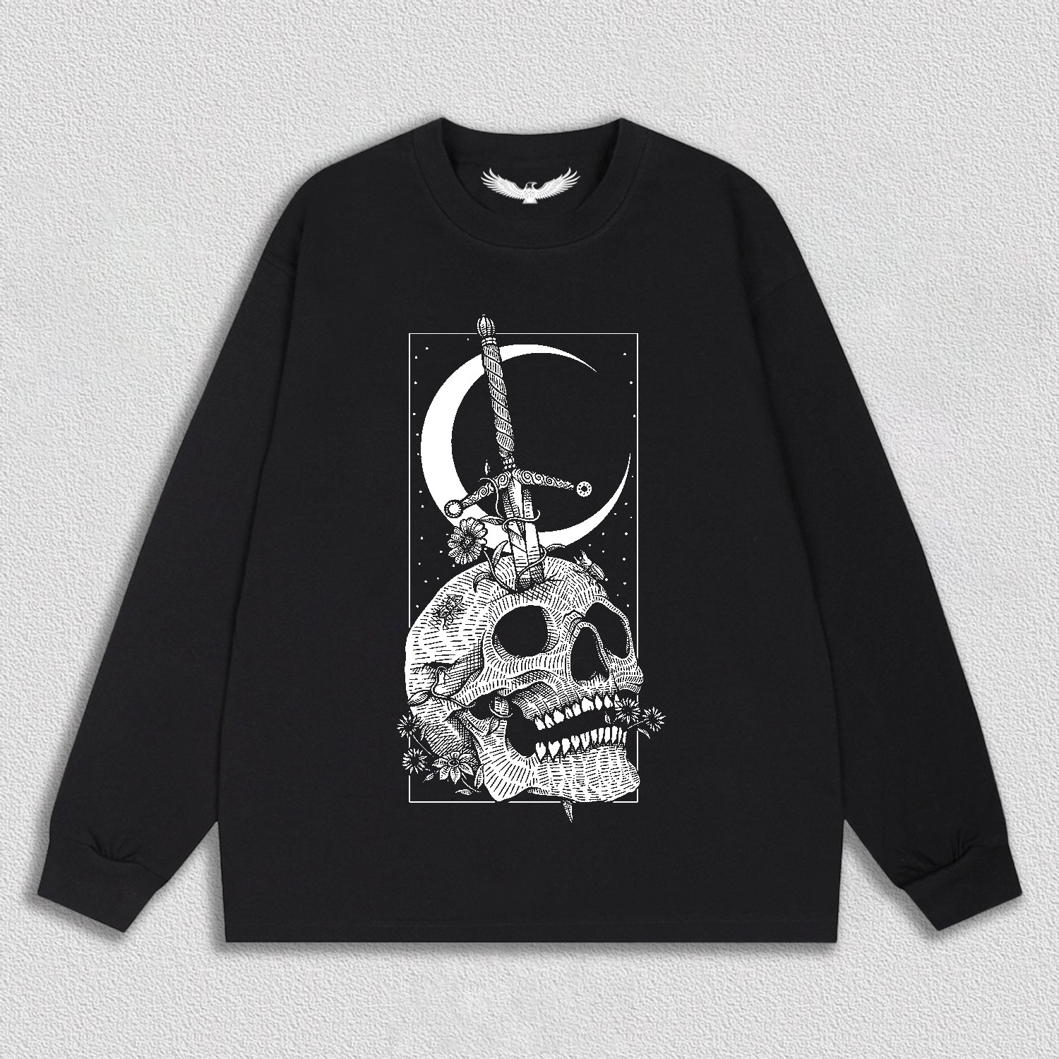 Sword of Skull Under Moon T-Shirt
