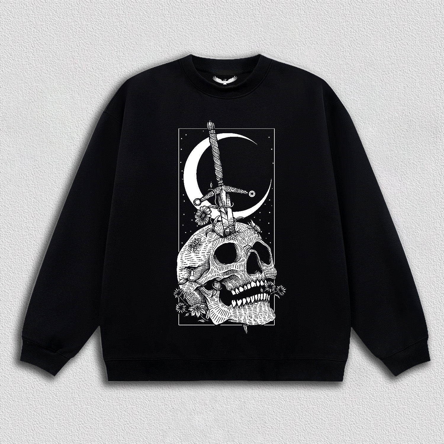 Sword of Skull Under Moon T-Shirt