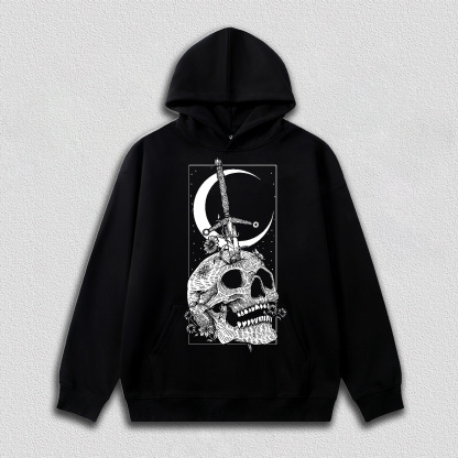 Sword of Skull Under Moon T-Shirt