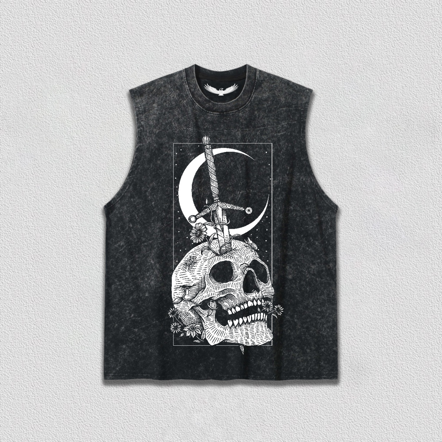 Sword of Skull Under Moon T-Shirt