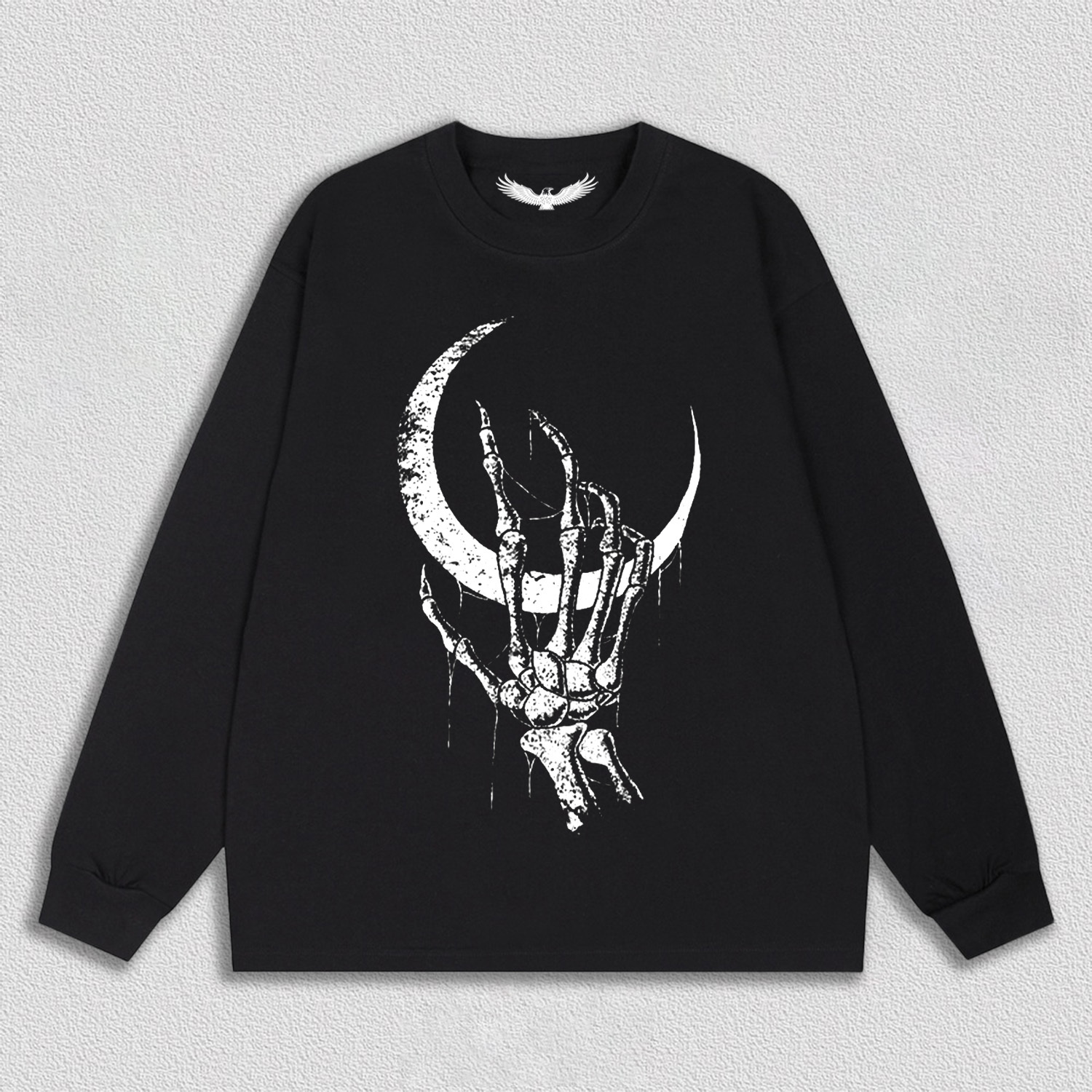 Skeletal Hand Under Moon T-Shirt