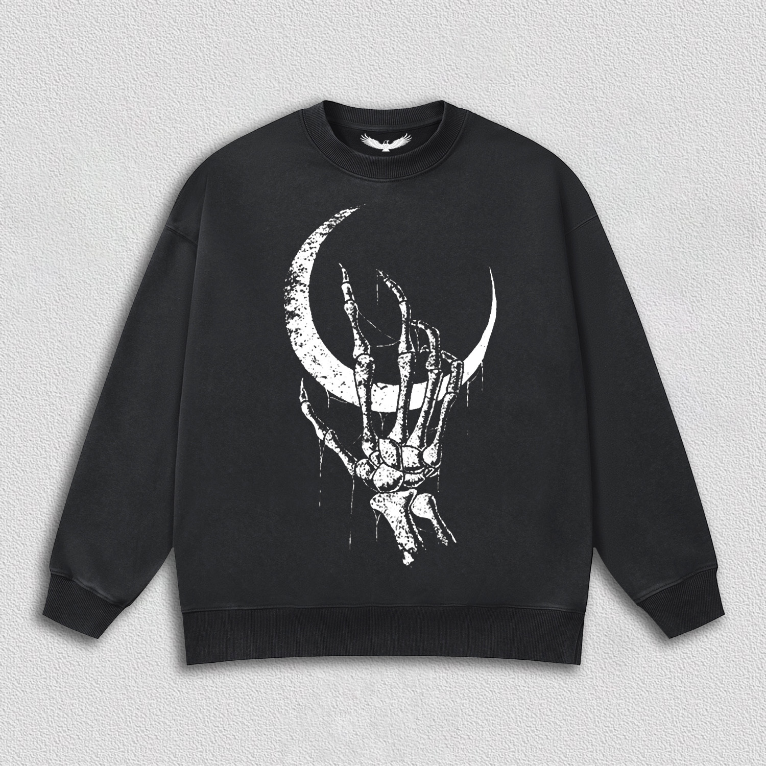 Skeletal Hand Under Moon T-Shirt