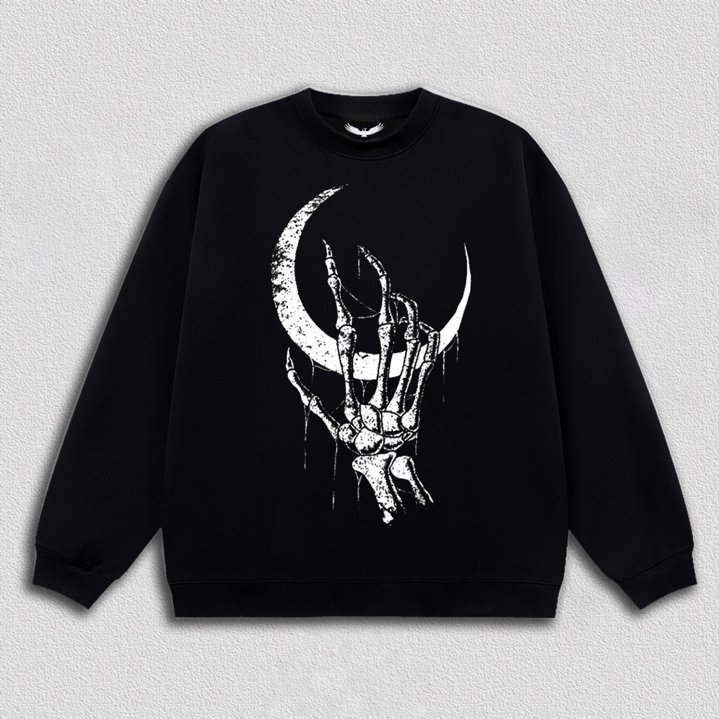 Skeletal Hand Under Moon T-Shirt