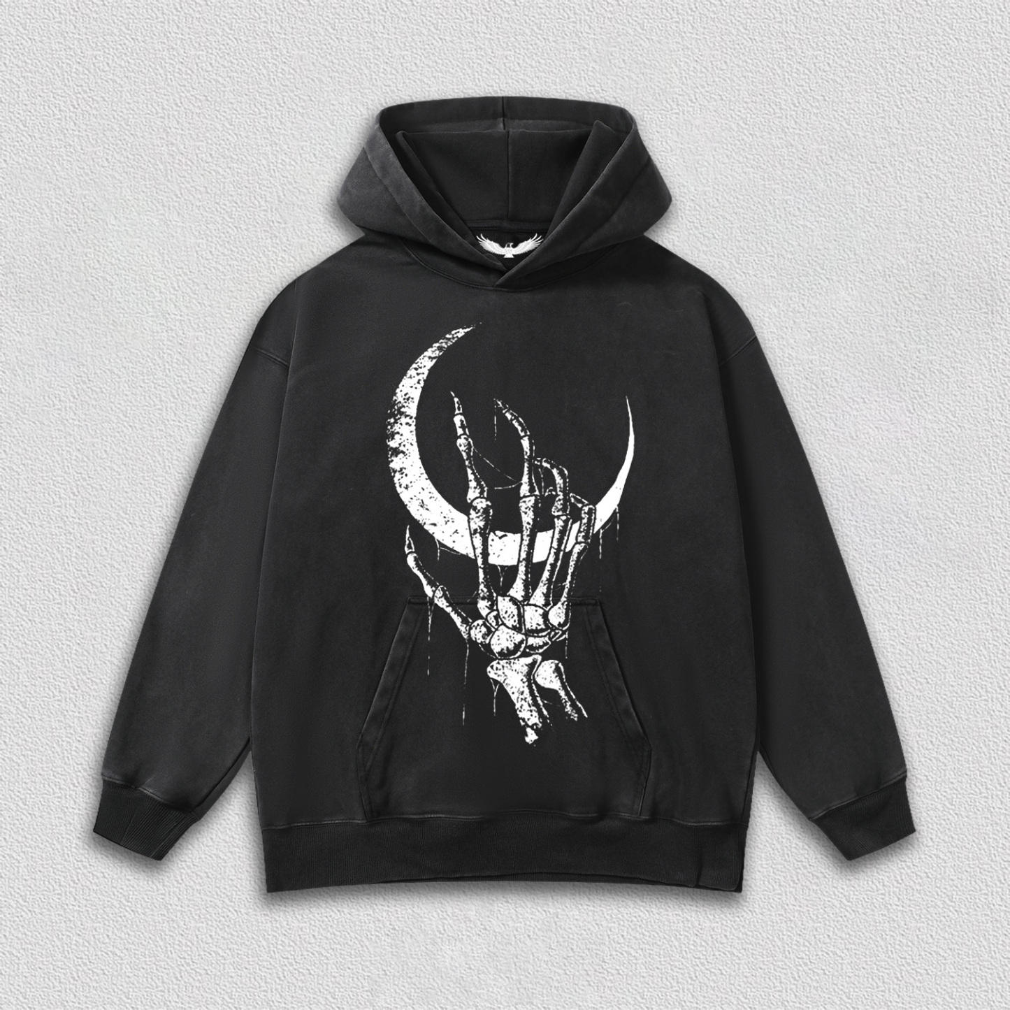 Skeletal Hand Under Moon T-Shirt