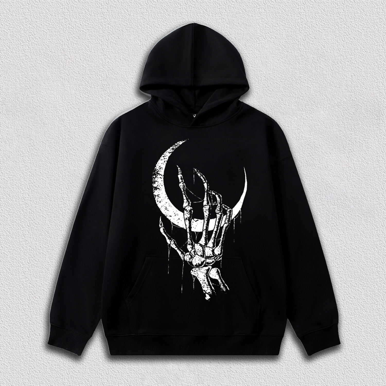 Skeletal Hand Under Moon T-Shirt