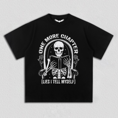 Self-Deceptive Skeleton and Book T-Shirt