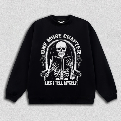 Self-Deceptive Skeleton and Book T-Shirt