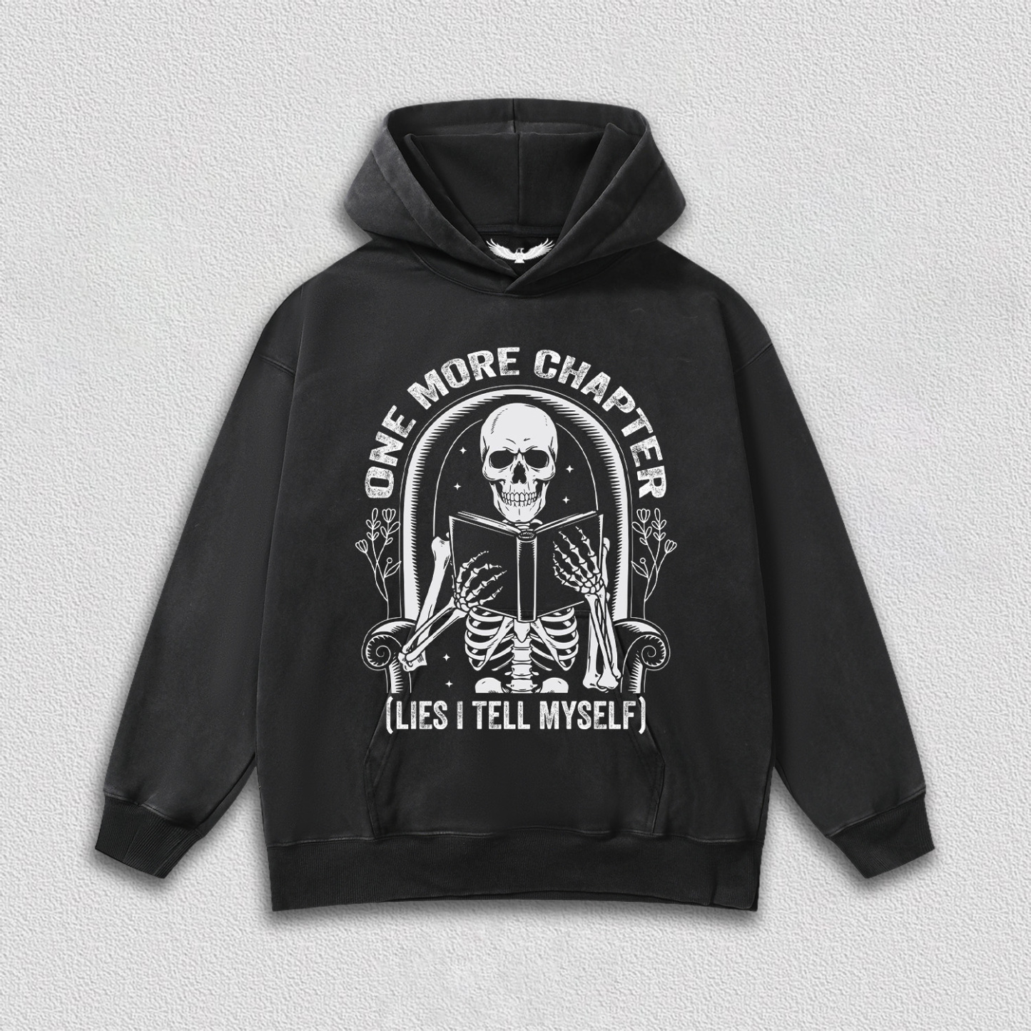 Self-Deceptive Skeleton and Book T-Shirt