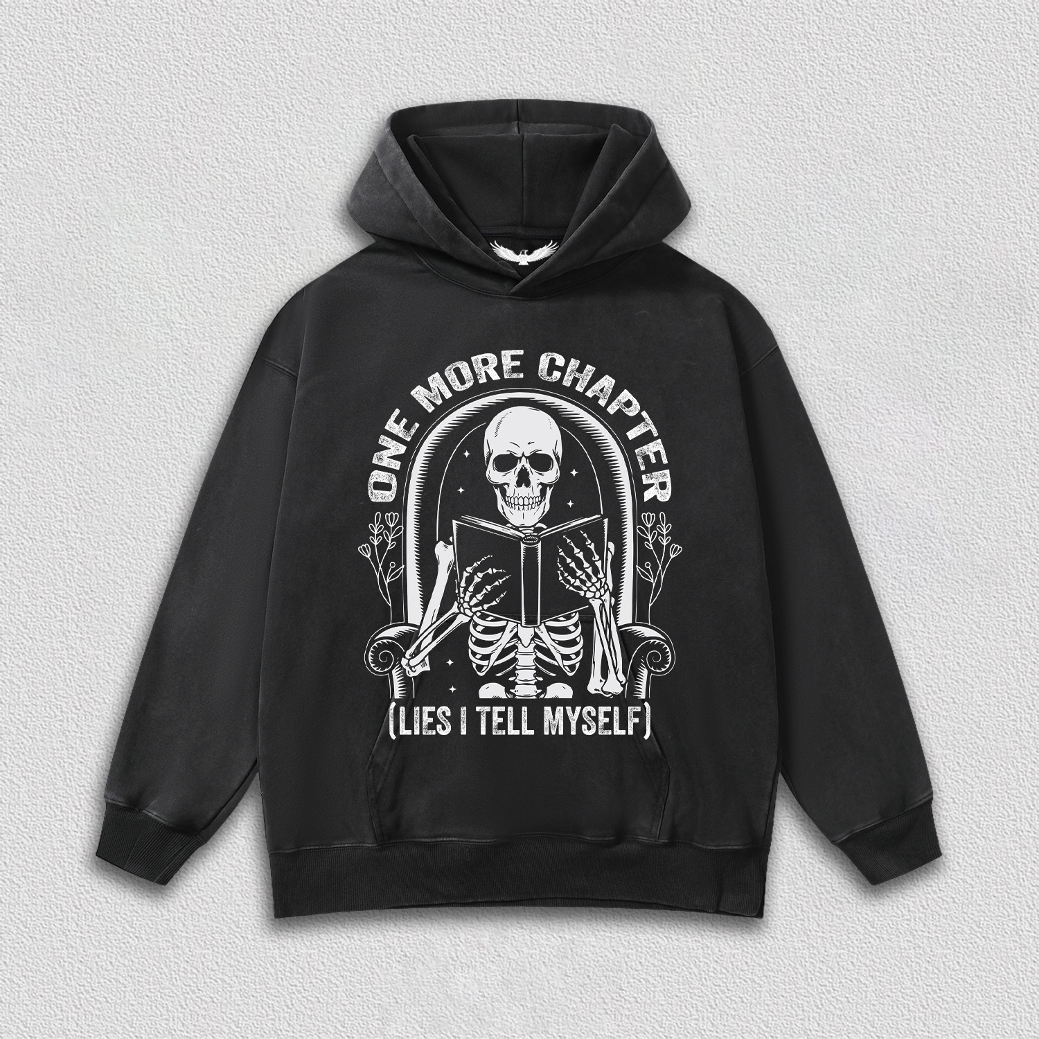 Self-Deceptive Skeleton and Book T-Shirt