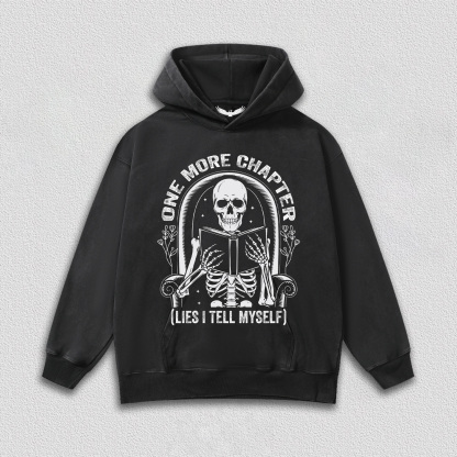 Self-Deceptive Skeleton and Book T-Shirt