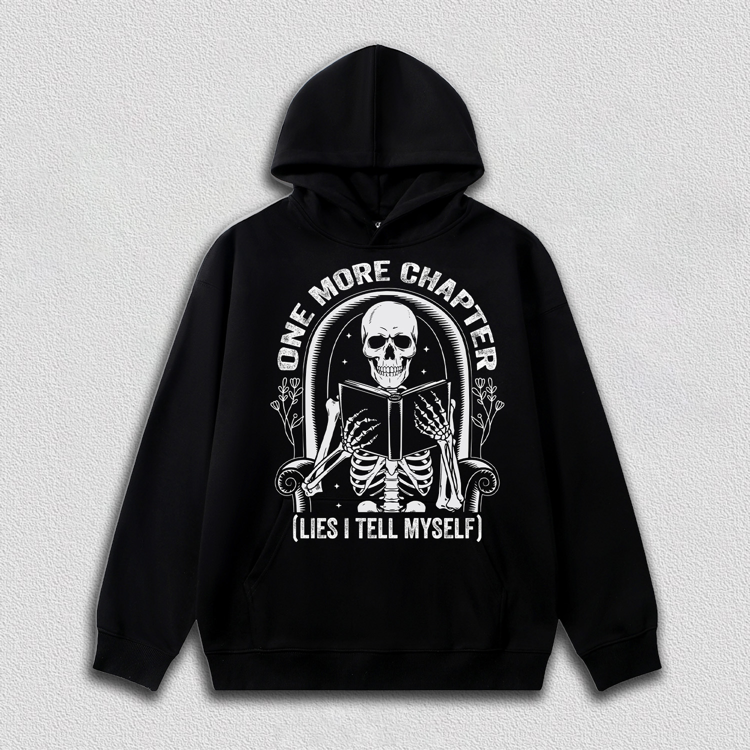 Self-Deceptive Skeleton and Book T-Shirt