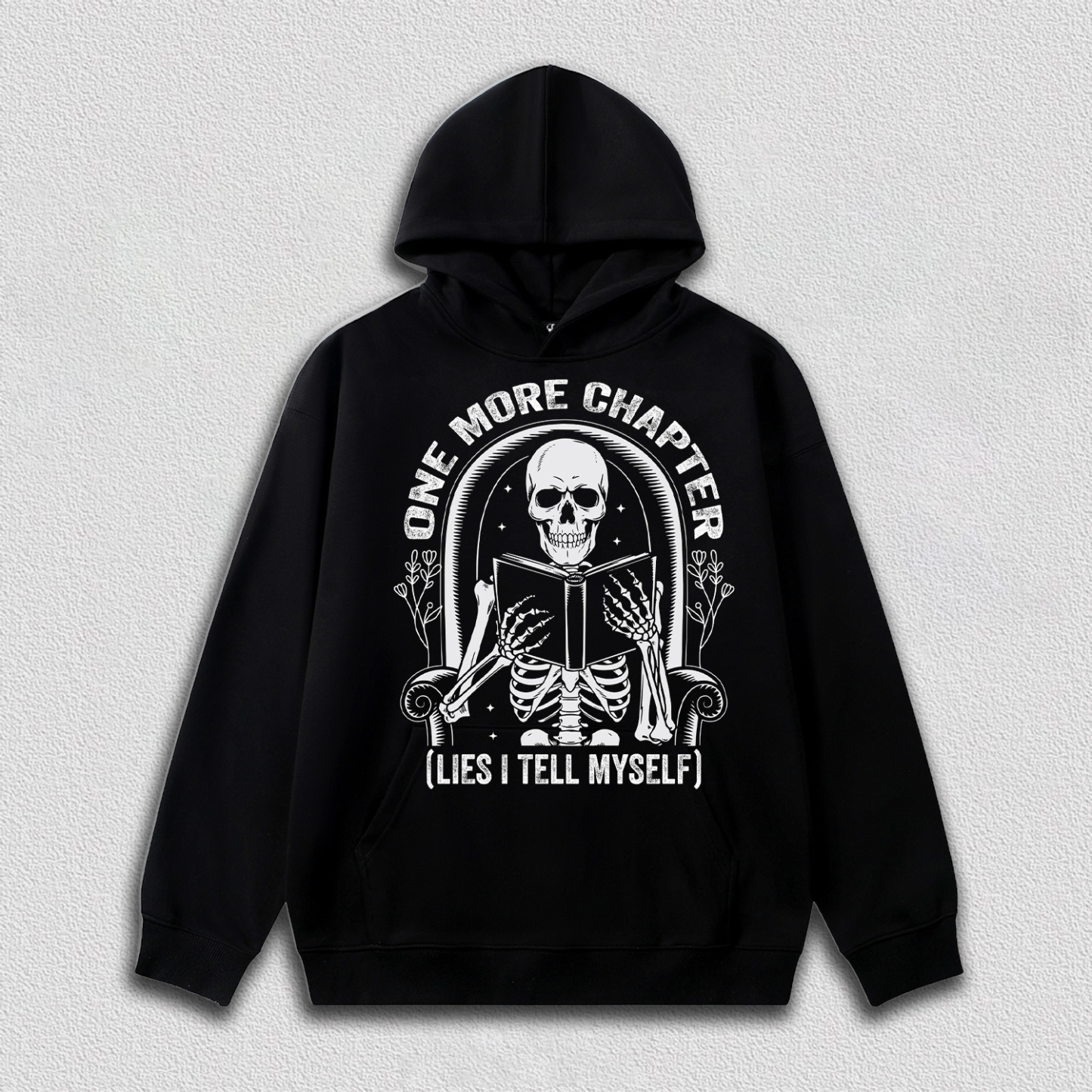 Self-Deceptive Skeleton and Book T-Shirt