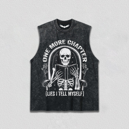 Self-Deceptive Skeleton and Book T-Shirt