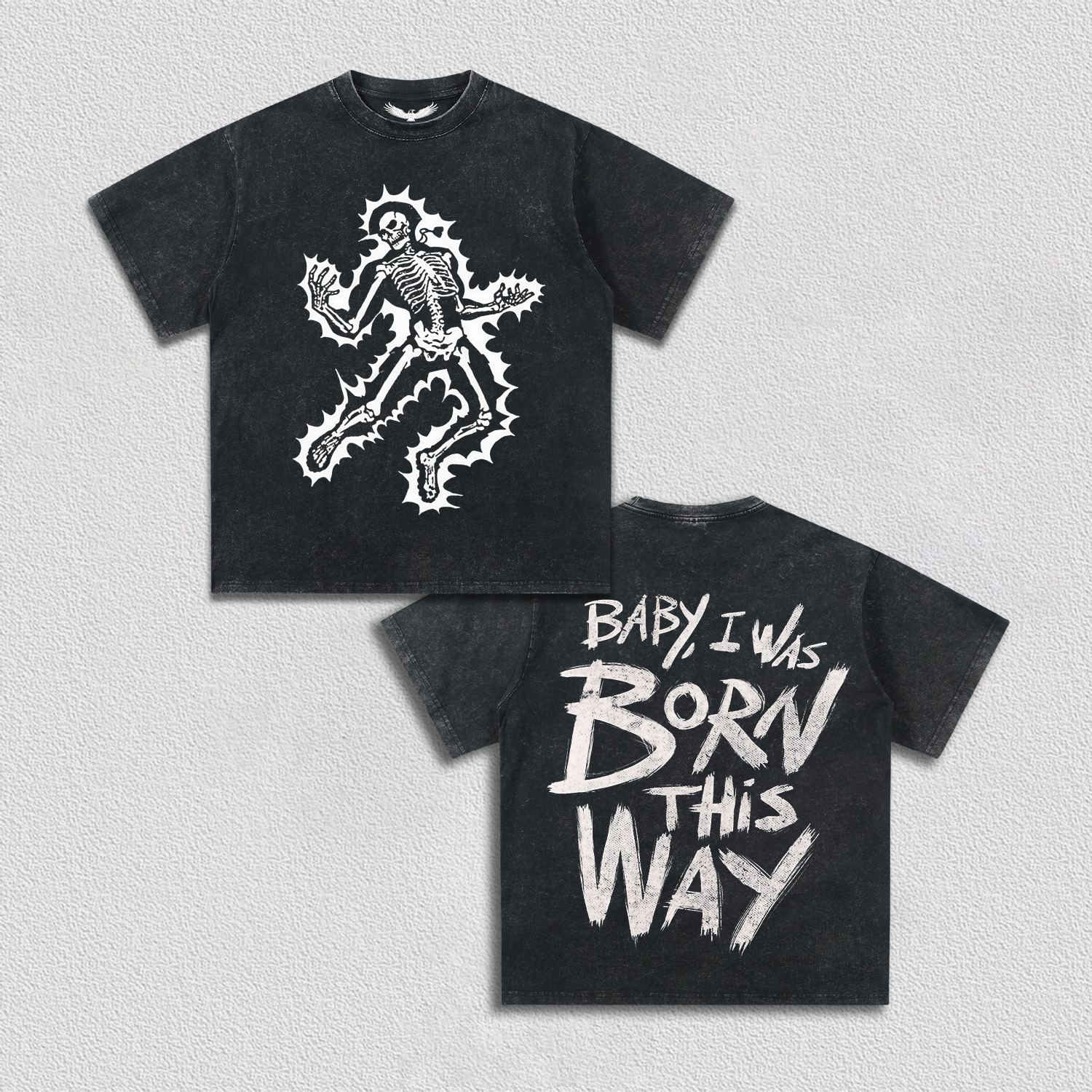 "Born This Way" Skeleton - Themed T-Shirt-DS