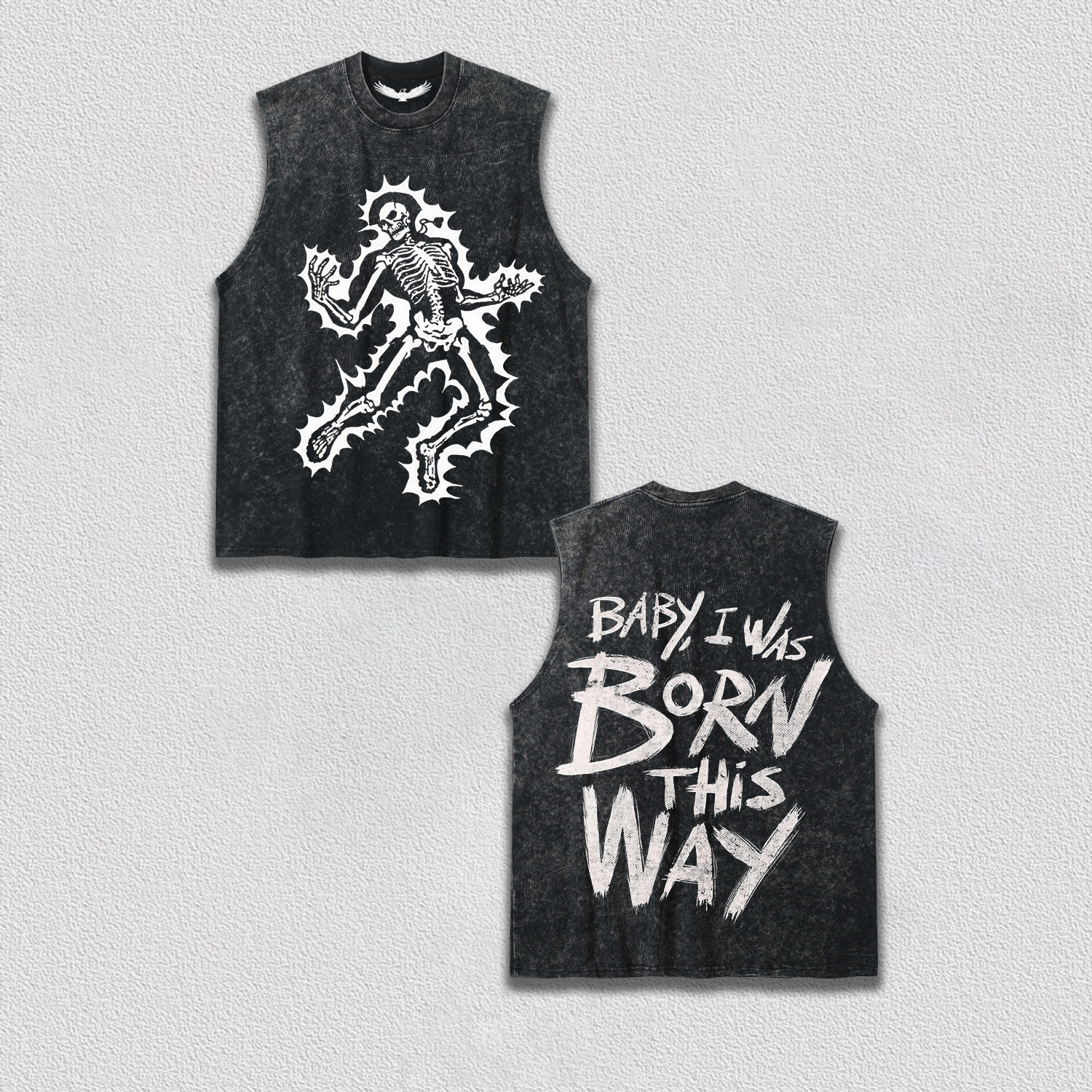 "Born This Way" Skeleton - Themed T-Shirt-DS