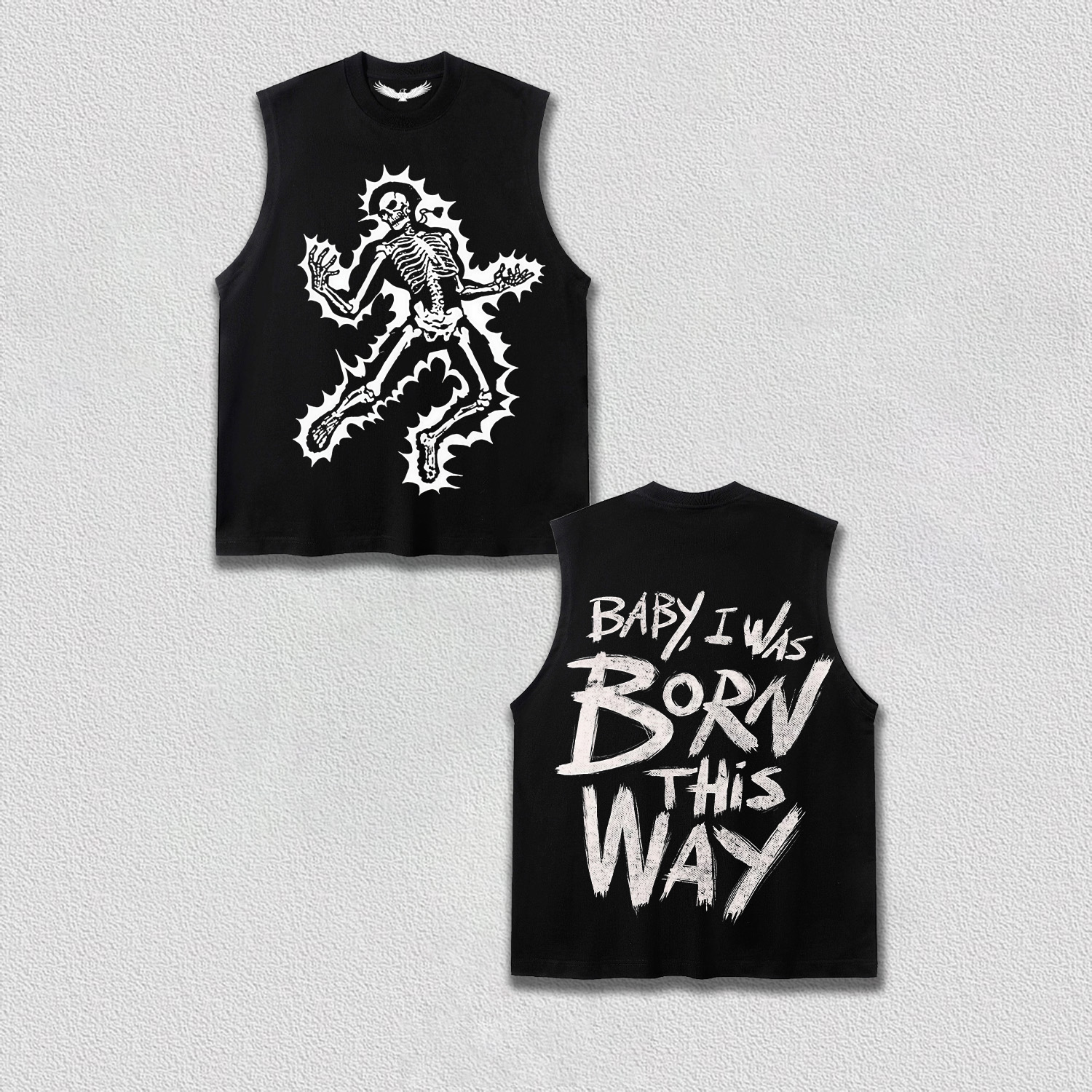 "Born This Way" Skeleton - Themed T-Shirt-DS