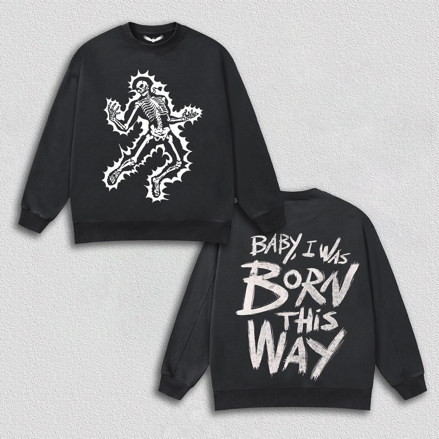 "Born This Way" Skeleton - Themed T-Shirt-DS