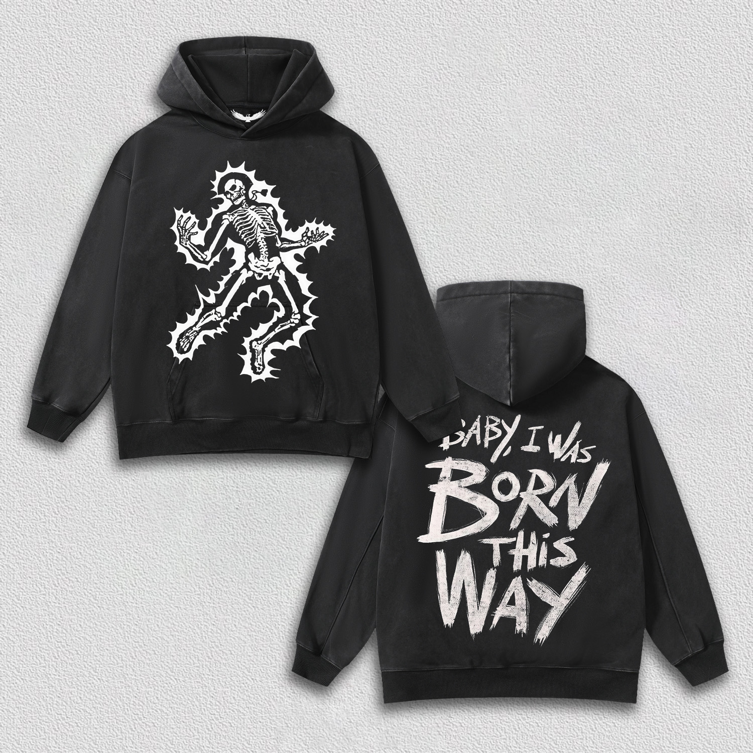 "Born This Way" Skeleton - Themed T-Shirt-DS