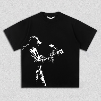 Silhouette of Flower Giver T-Shirt