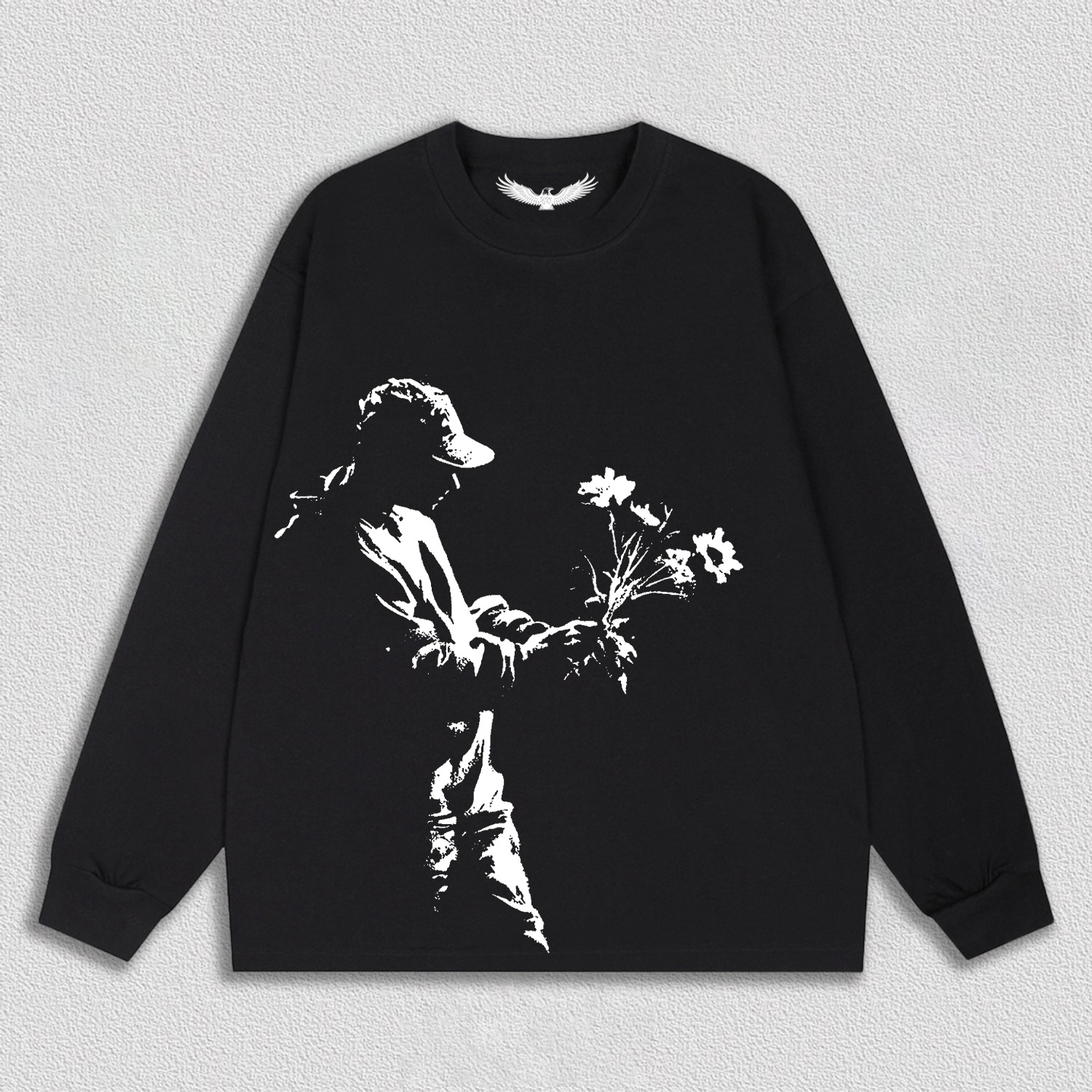 Silhouette of Flower Giver T-Shirt