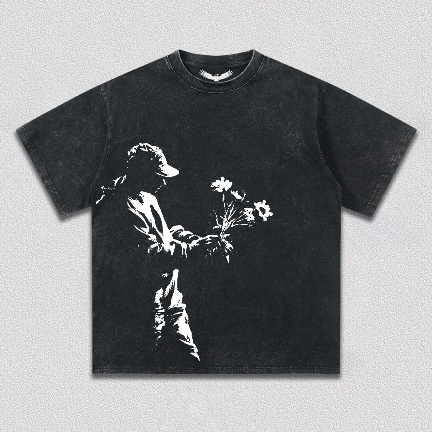 Silhouette of Flower Giver T-Shirt