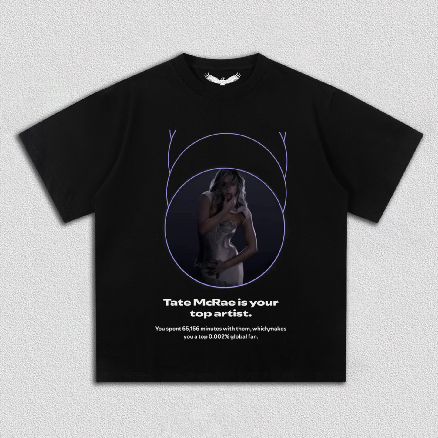 Tate Mcrae is your top artist(number can be changed)