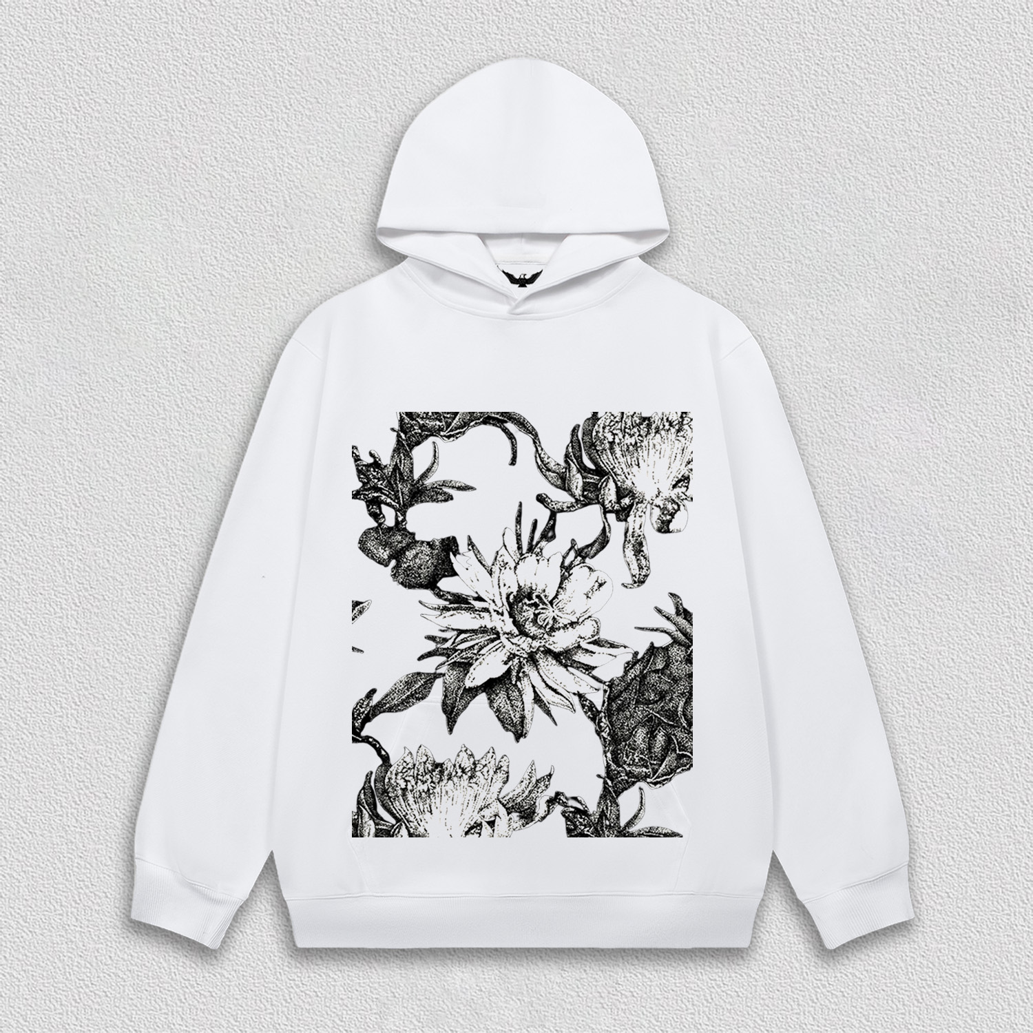 Black - White Floral