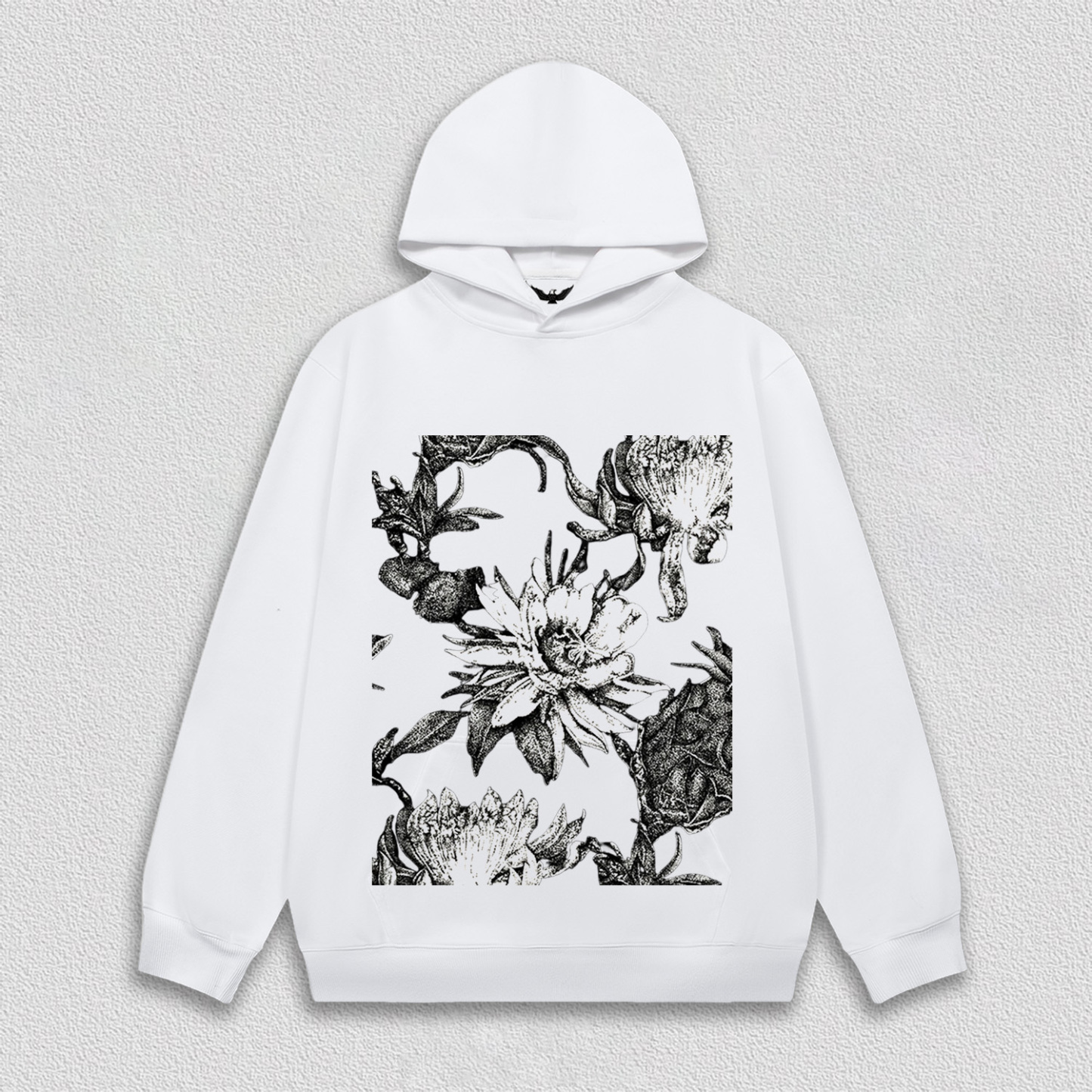 Black - White Floral