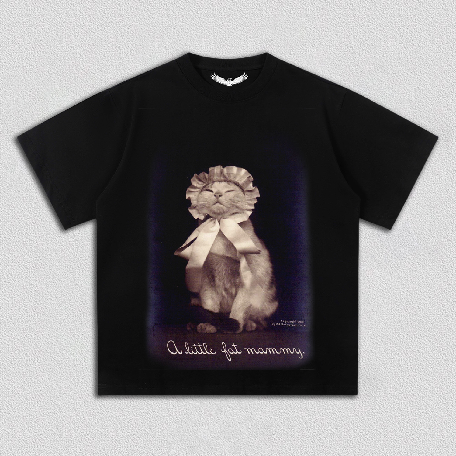 Vintage Cute Cat Art T-Shirt