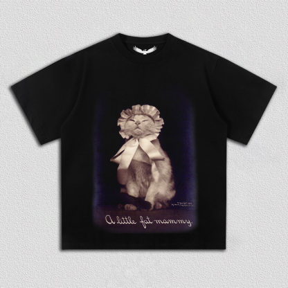 Vintage Cute Cat Art T-Shirt