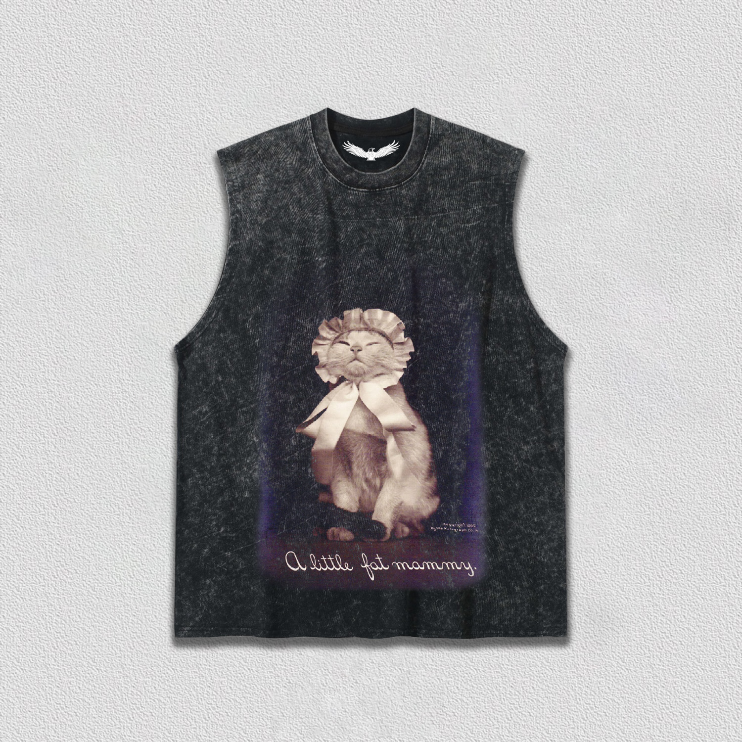 Vintage Cute Cat Art T-Shirt