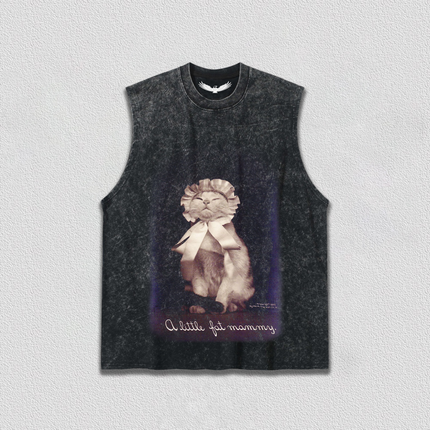 Vintage Cute Cat Art T-Shirt