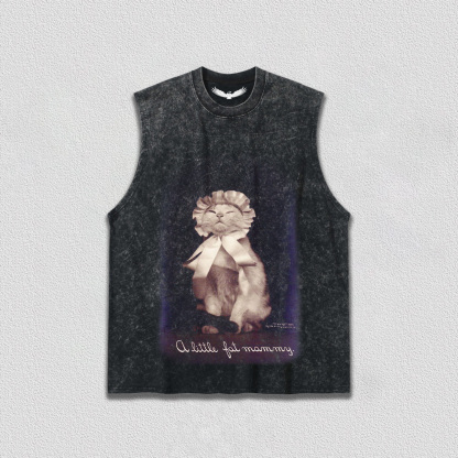 Vintage Cute Cat Art T-Shirt