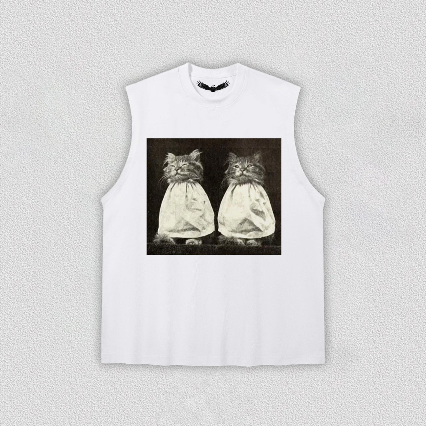 Vintage Quiet Moment of Twin Cats T-Shirt
