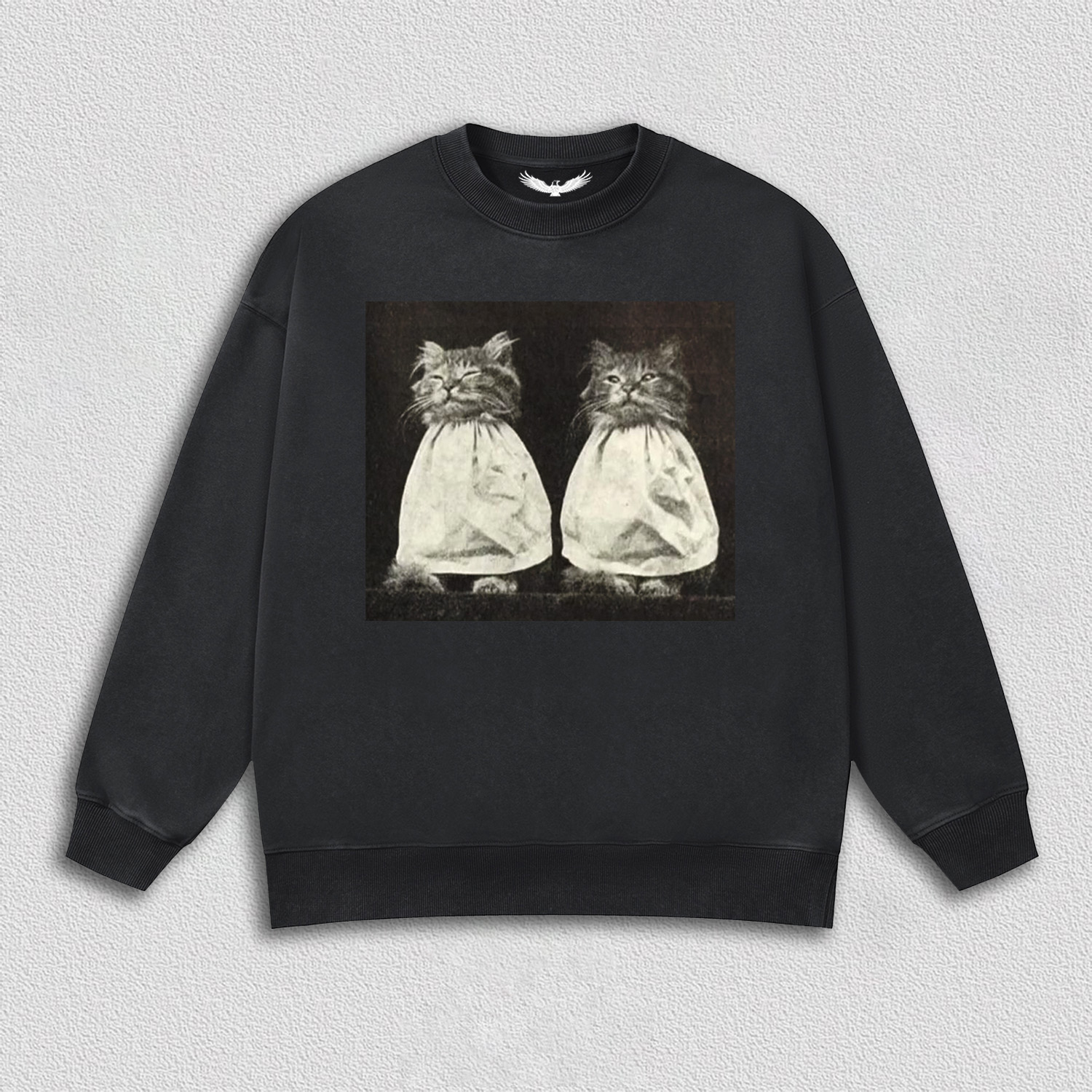 Vintage Quiet Moment of Twin Cats T-Shirt