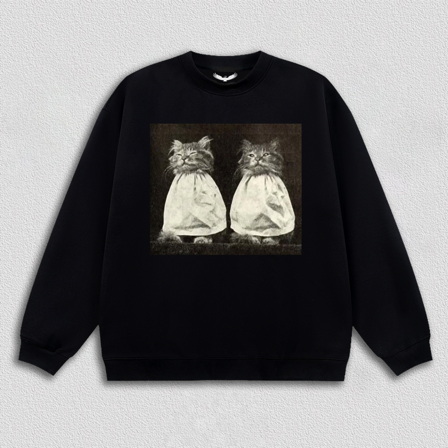 Vintage Quiet Moment of Twin Cats T-Shirt