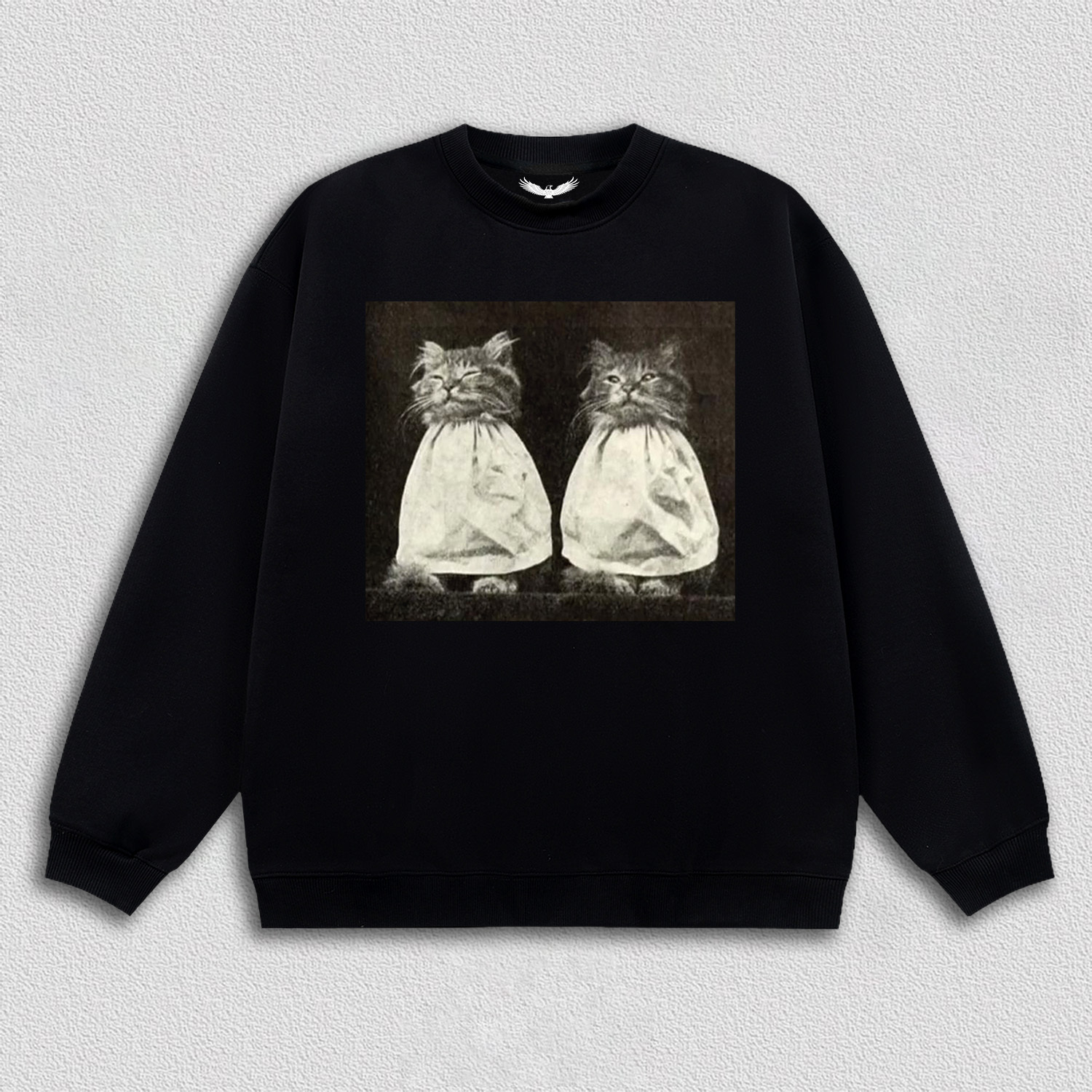 Vintage Quiet Moment of Twin Cats T-Shirt