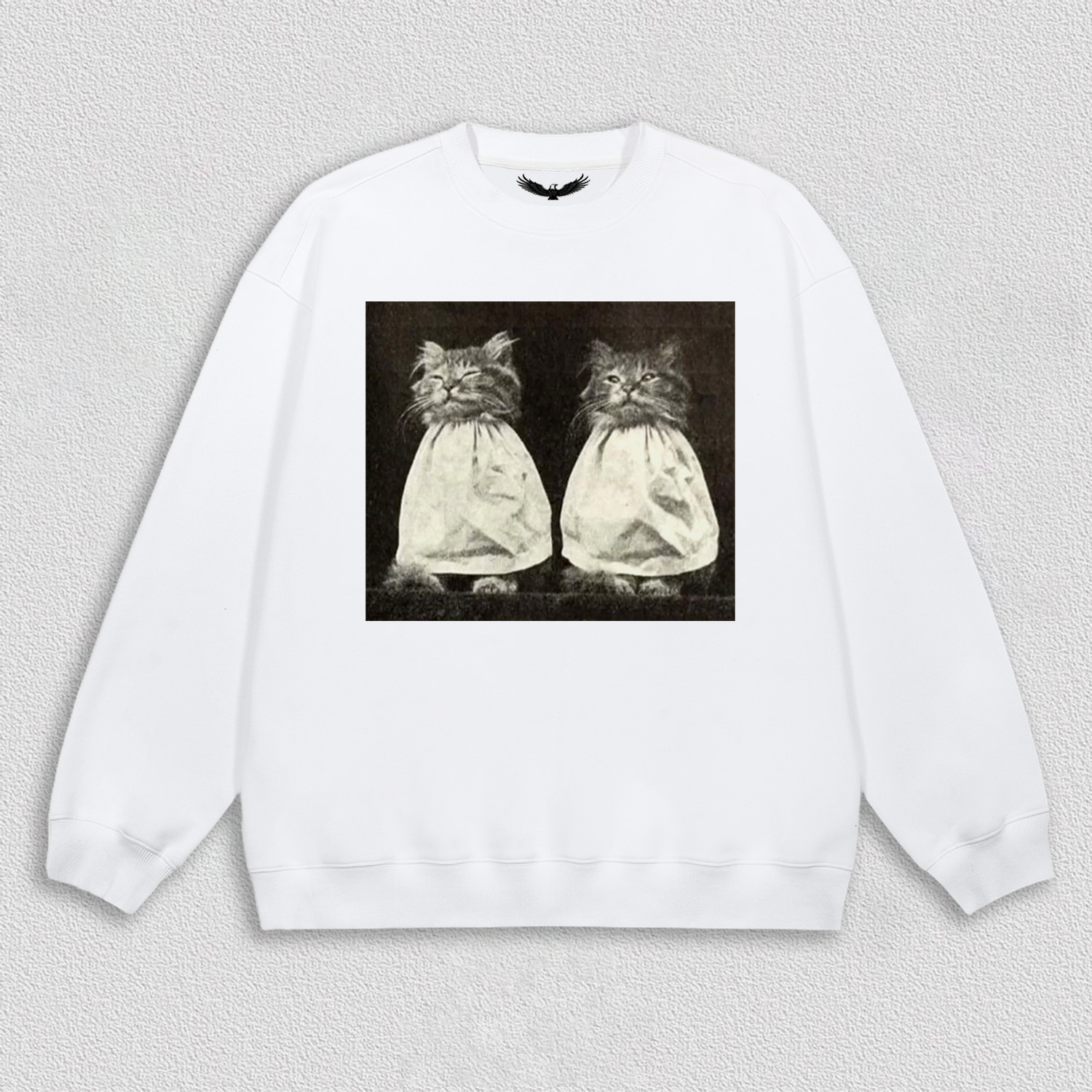 Vintage Quiet Moment of Twin Cats T-Shirt