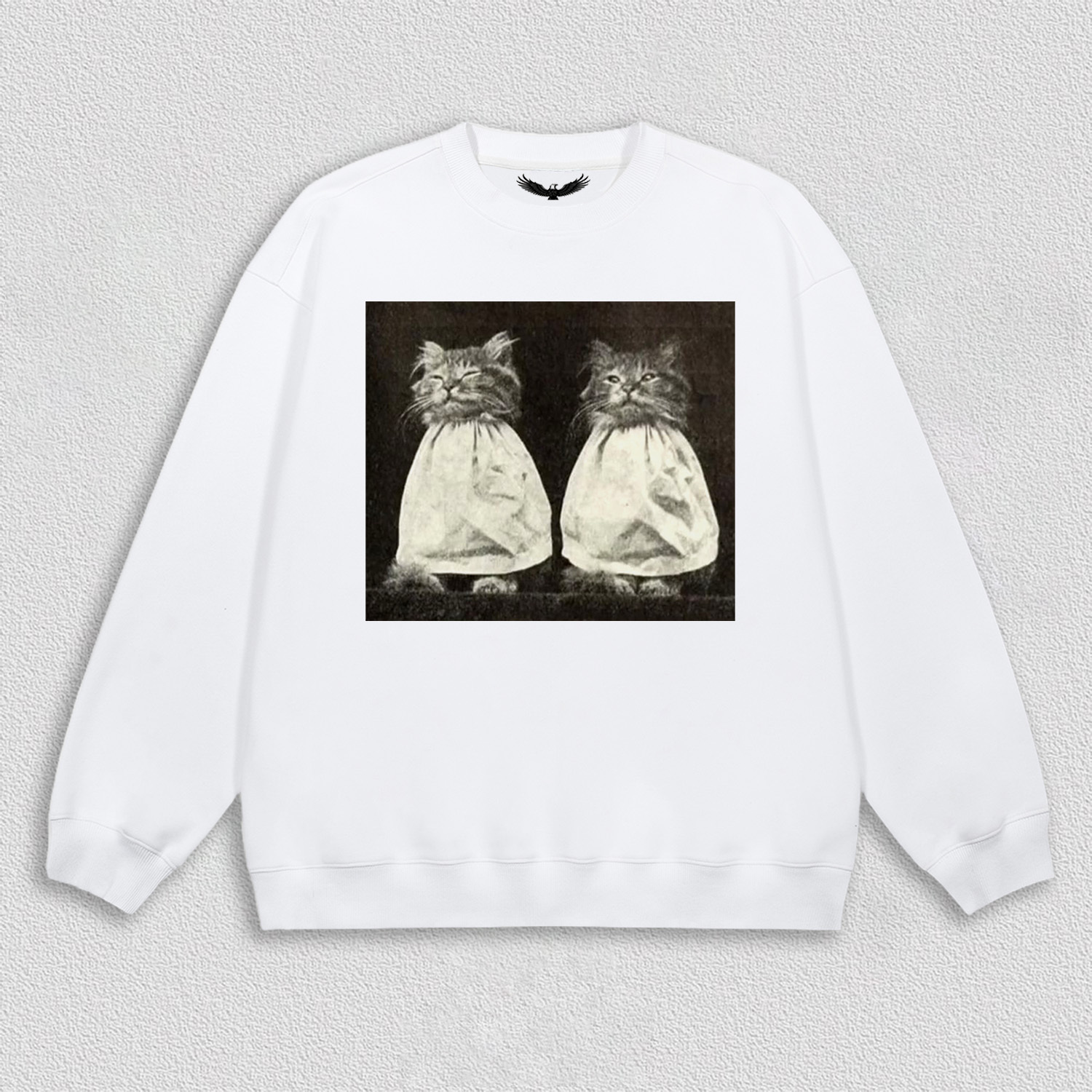 Vintage Quiet Moment of Twin Cats T-Shirt