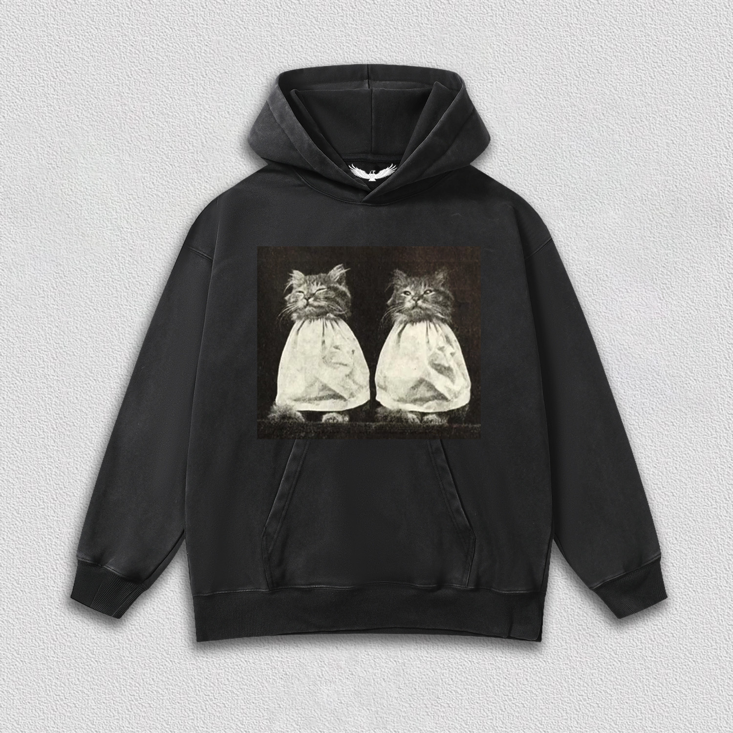 Vintage Quiet Moment of Twin Cats T-Shirt