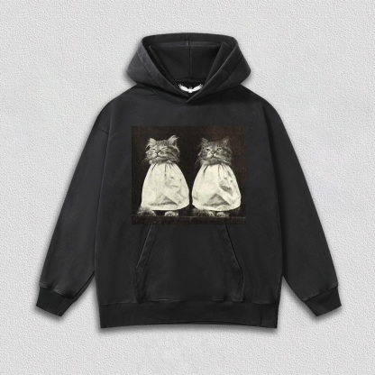 Vintage Quiet Moment of Twin Cats T-Shirt