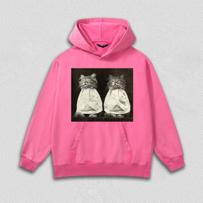 Vintage Quiet Moment of Twin Cats T-Shirt