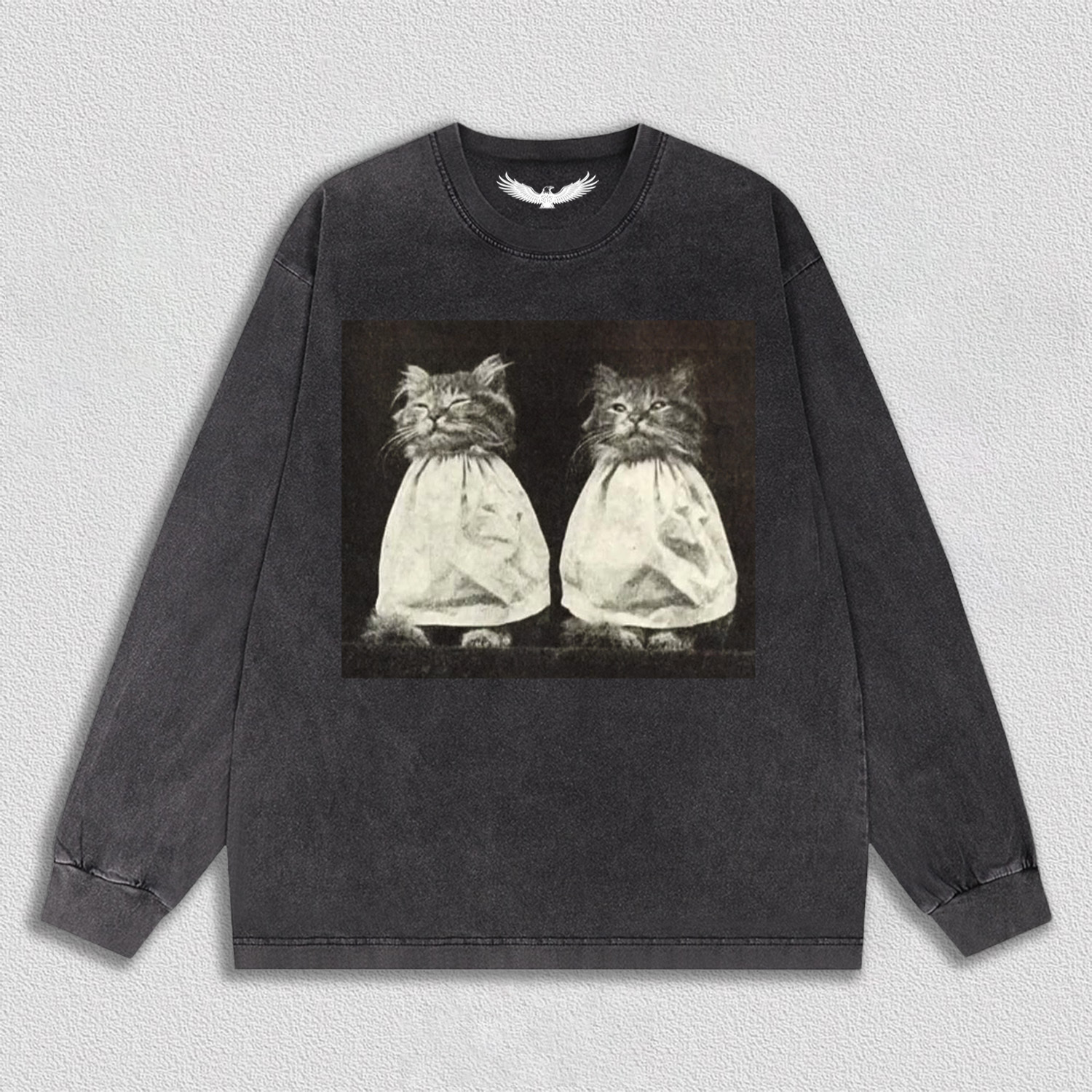 Vintage Quiet Moment of Twin Cats T-Shirt