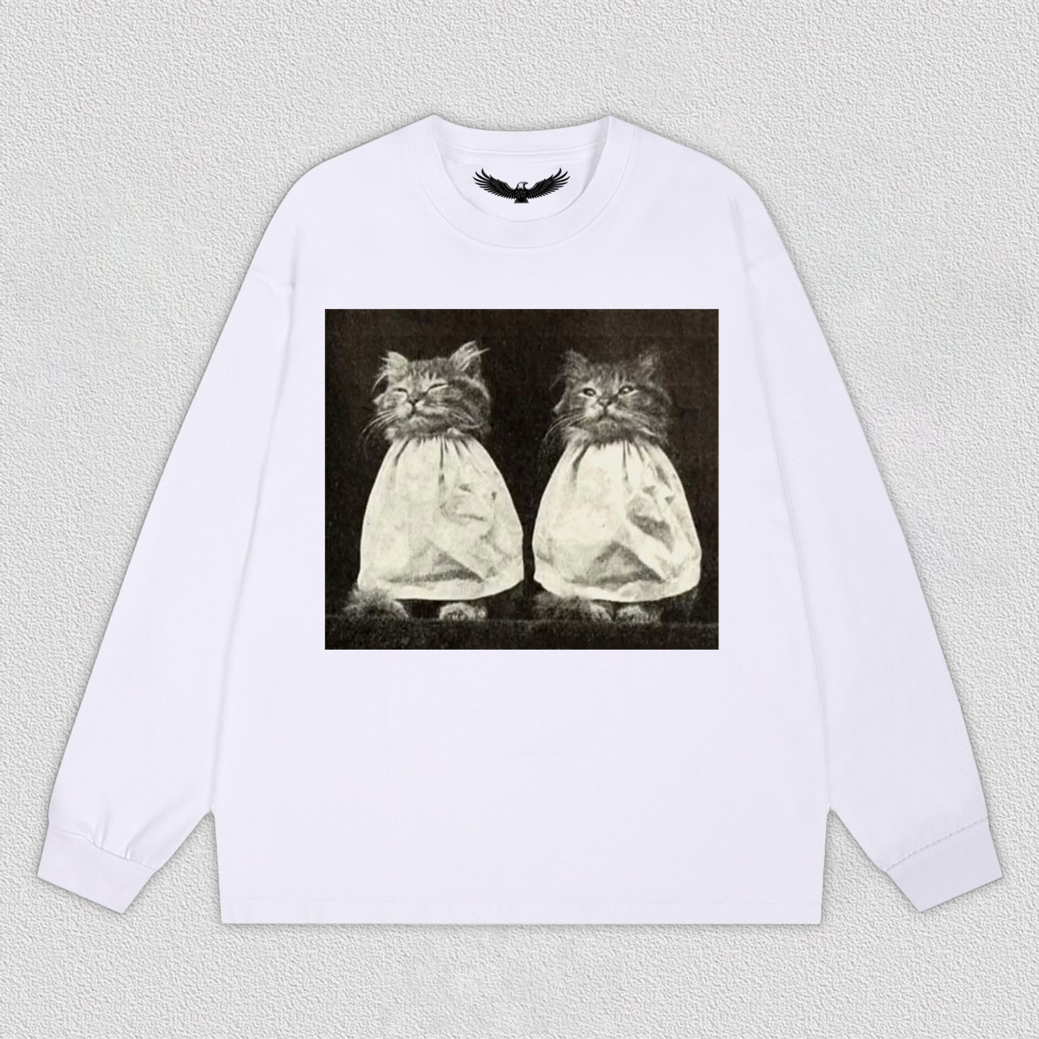 Vintage Quiet Moment of Twin Cats T-Shirt