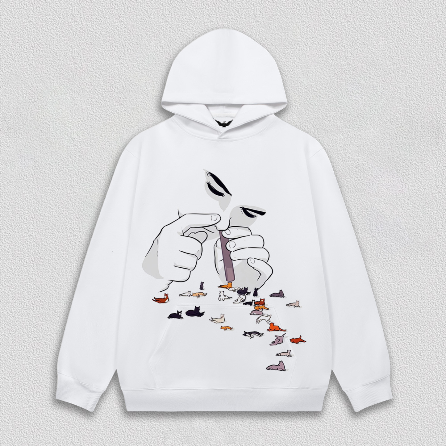 Cat Herd Flowing from Fingertips T-Shirt