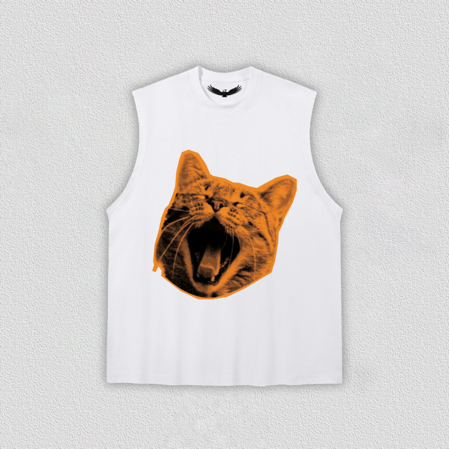 Yawning Orange Cat T-Shirt